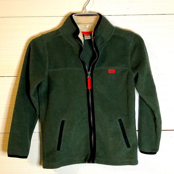 Carter's Other - Young boys Carter green fleece zipper coat